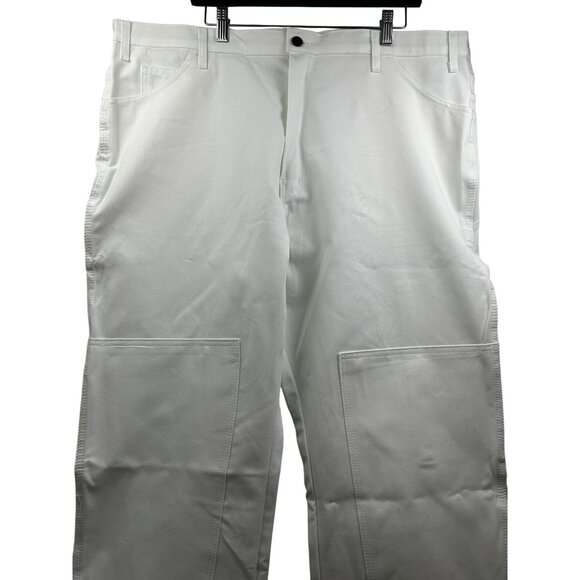 Dickies Pants Mens Double Knee Utility Carpenter Pants 42x32 White NWT Loop-Free - Picture 6 of 11